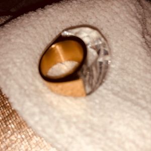 Ring gold and Swarovski